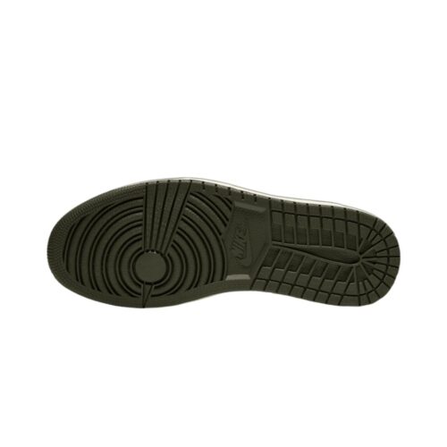 Bottom sole of the Travis Scott x Air Jordan 1 Low OG Black Olive