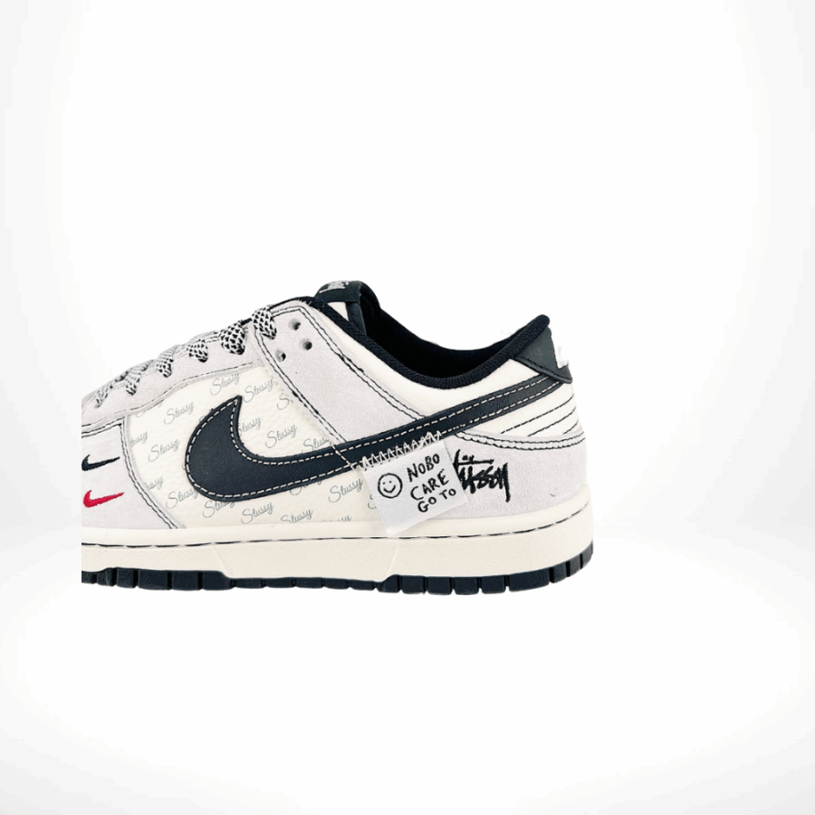 Nike SB Dunk Low X Stussy Joint White Light Gray  - Image 3