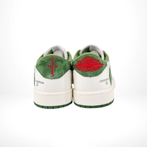 Rear view of the custom Air Jordan 1 Low
