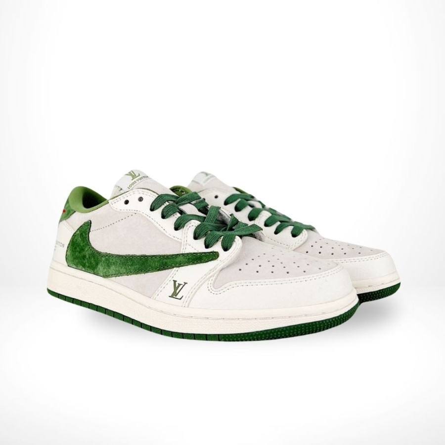 Angled view of the Air Jordan 1 Low