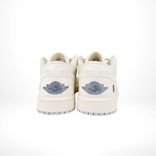 Rear view of the custom Air Jordan 1 Low