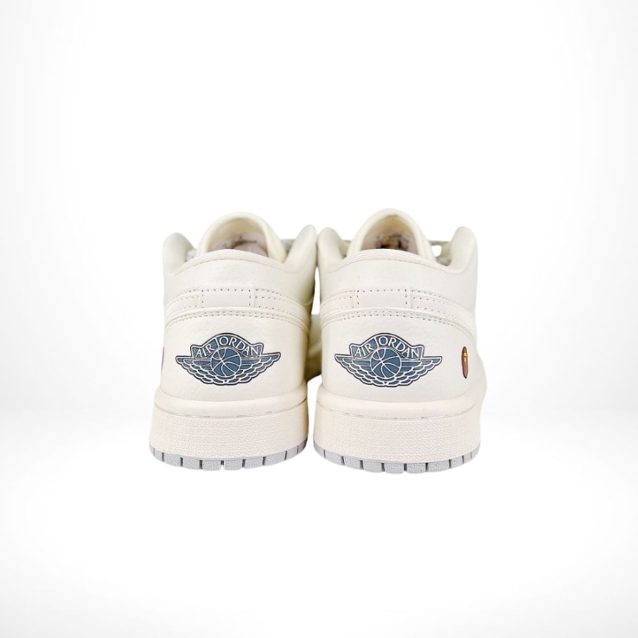 Rear view of the custom Air Jordan 1 Low