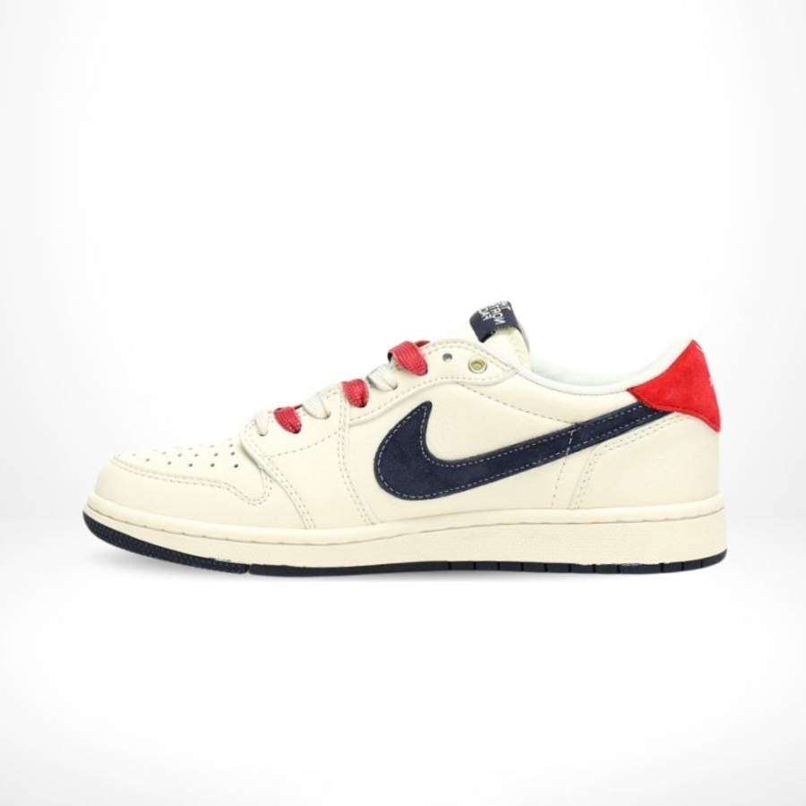 Side profile of the custom Air Jordan 1 Low
