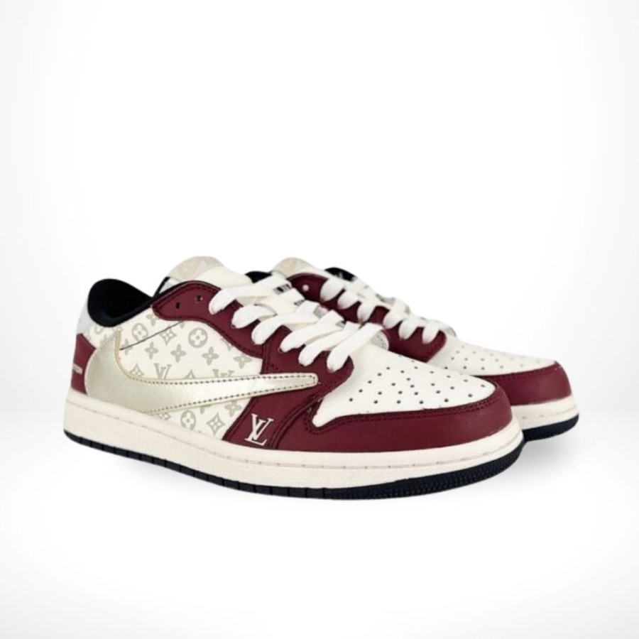Angled view of the Air Jordan 1 Low