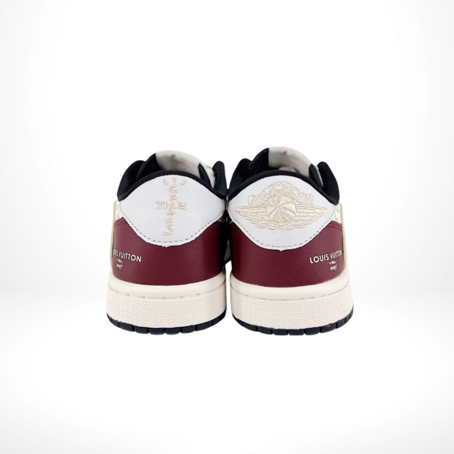 Rear view of the custom Air Jordan 1 Low
