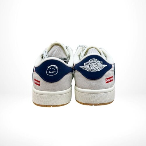 Rear view of the custom Air Jordan 1 Low
