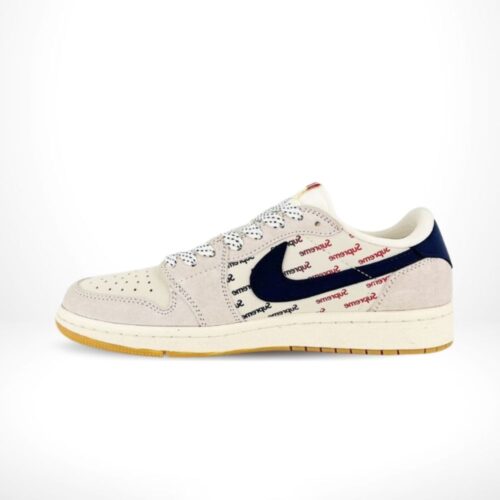 Side profile of the custom Air Jordan 1 Low