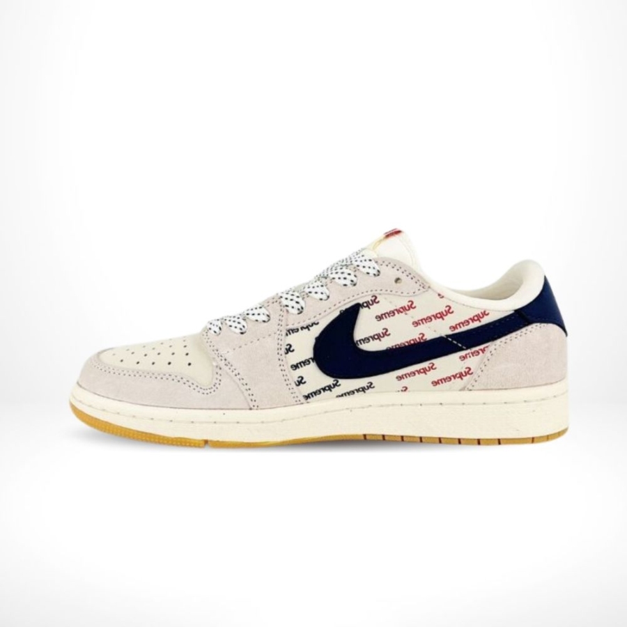 Side profile of the custom Air Jordan 1 Low