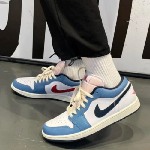 Lifestyle shot of the Air Jordan 1 Low