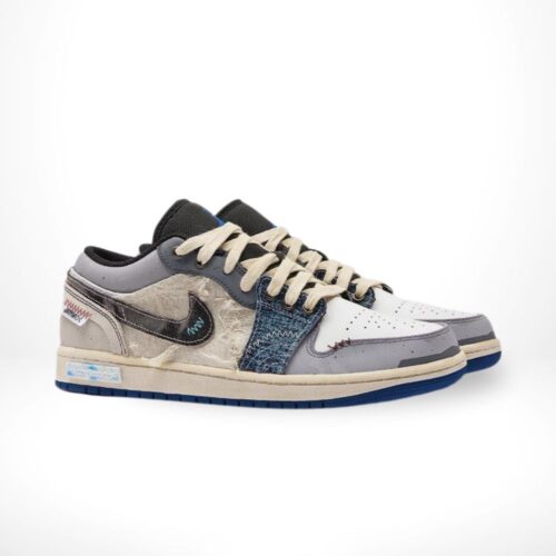 Angled side view of the Air Jordan 1 Low