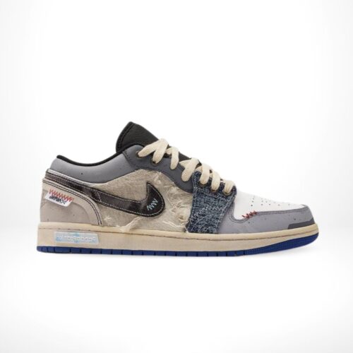 Air Jordan 1 Low Overfishing Gray Custom