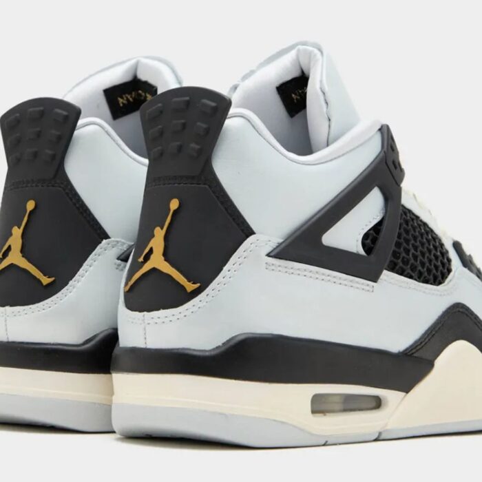 NIKE AIR JORDAN 4 PURE PLATINUM METALLIC GOLD SAIL BLACK FZ8585 070 - Image 8