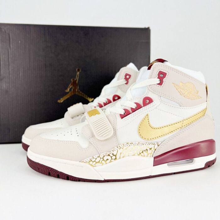 NIKE AIR JORDAN LEGACY 312 YEAR OF THE SNAKE BURGUNDY TINT IB4914 161 - Image 2