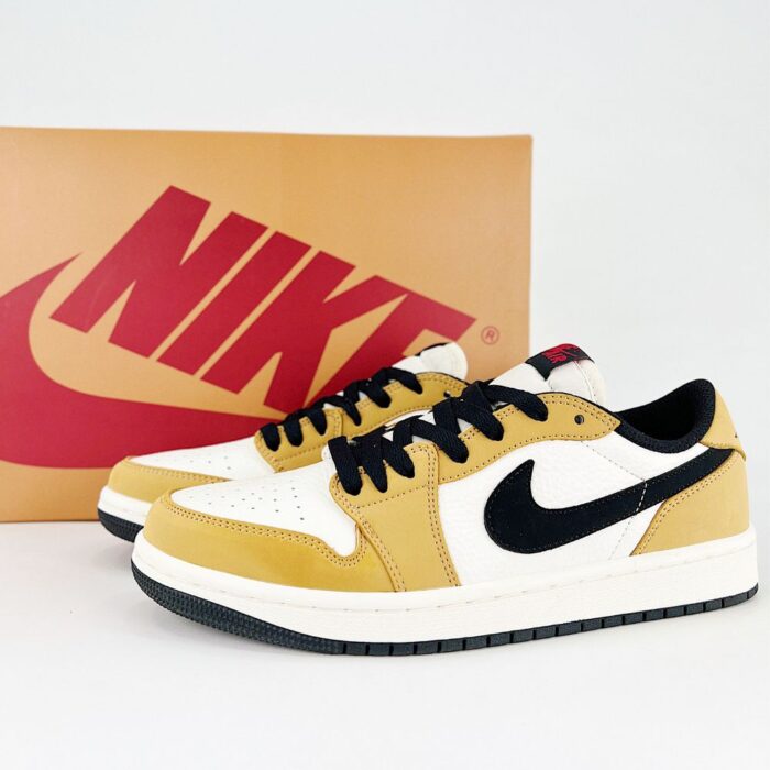 NIKE AIR JORDAN 1 LOW OG ROOKIE OF THE YEAR YELLOW WHITE CZ0790 107 - Image 2