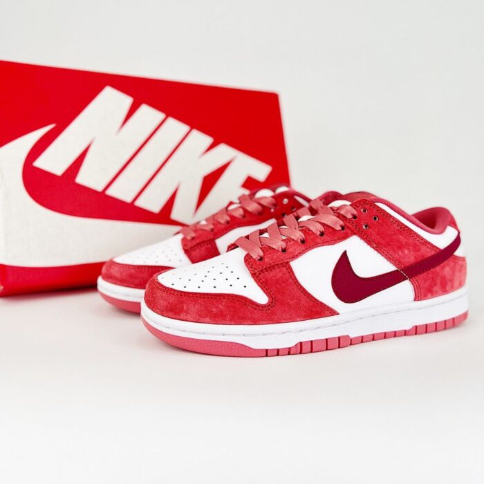 NIKE DUNK LOW VALENTINES DAY 2024 PINK FQ7056 100 - Image 2