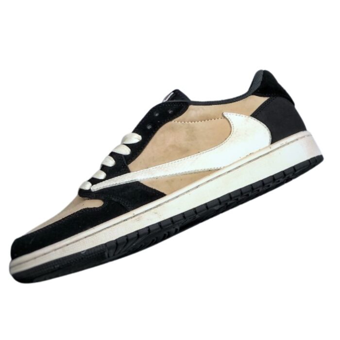 NIKE AIR JORDAN 1 LOW OG X TRAVIS SCOTT PALE VANILLA DM7866 201 - Image 3