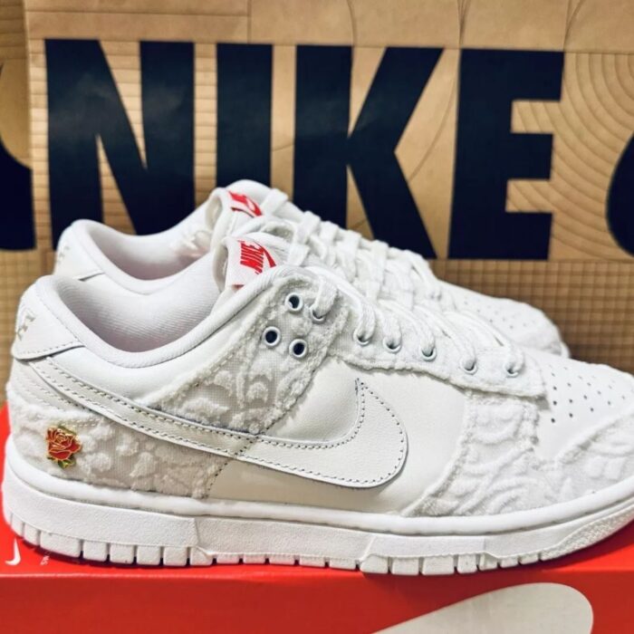 NIKE DUNK LOW GIVE HER FLOWERS WHITE FZ3775 133 - Image 3