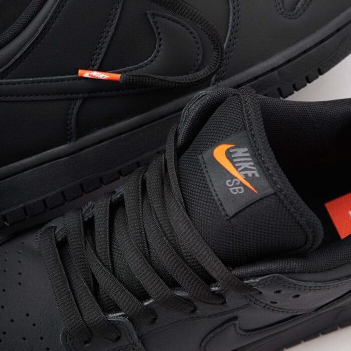 NIKE SB DUNK LOW PRO ISO TRIPLE BLACK FJ1674 001 - Image 7