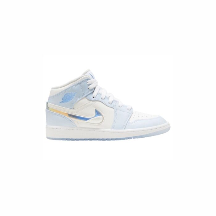 NIKE AIR JORDAN 1 MID SE GLITTER SWOOSH FQ9117 400 - Image 2