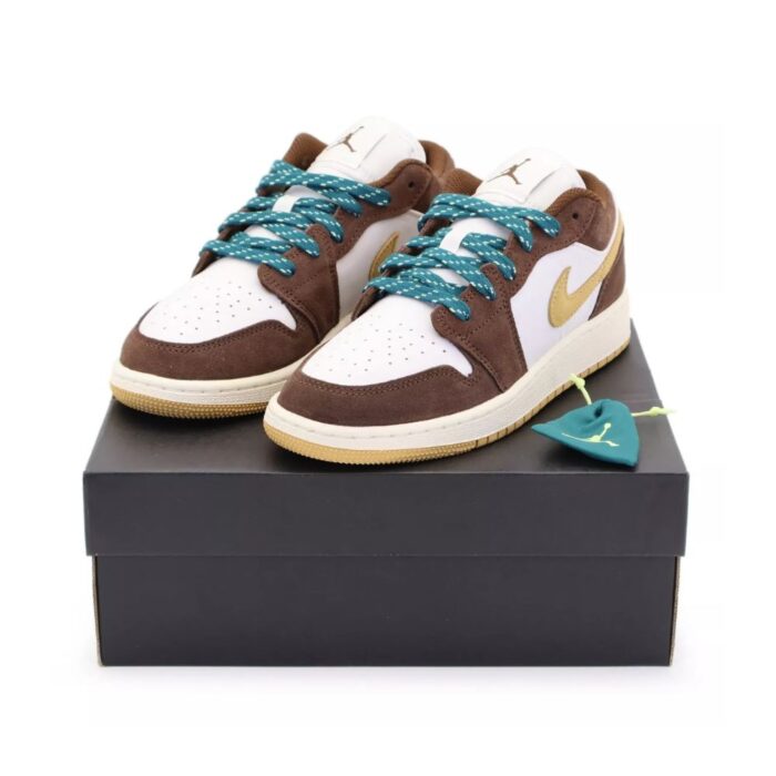 NIKE AIR JORDAN 1 LOW CACAO WOW FB2216 200 - Image 2