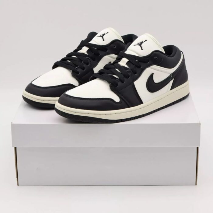 NIKE AIR JORDAN 1 LOW VINTAGE PANDA FB9893 101 - Image 2