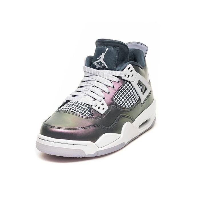 NIKE AIR JORDAN 4 RETRO MONSOON BLUE GS BQ9043 400 - Image 3