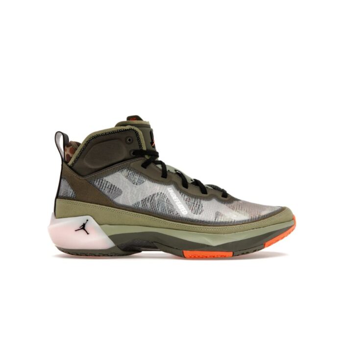 NIKE AIR JORDAN 37 COLLAB UNDEFEATED MILITARY GREEN DV6255 300 - Image 2