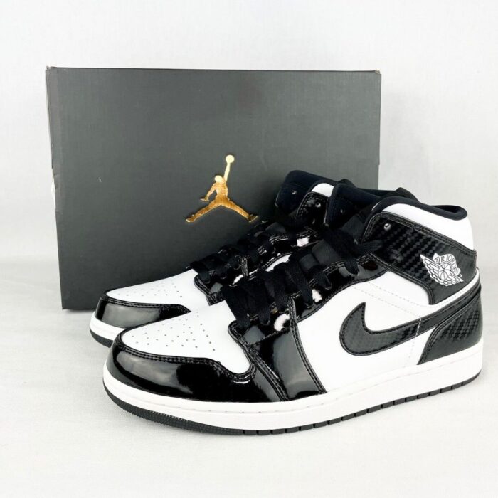 NIKE AIR JORDAN 1 MID CARBON FIBER DD1649 001 - Image 2