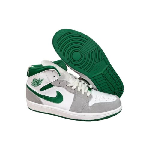 NIKE AIR JORDAN 1 MID SE GREY GREEN DC7294 103 - Image 2