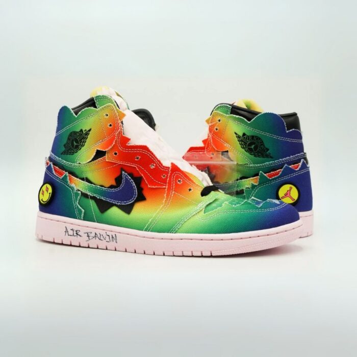 NIKE AIR JORDAN 1 X BALVIN HIGH OG MULTI DC3481 900 - Image 2