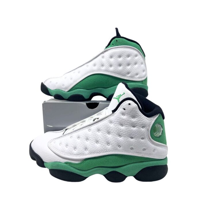 NIKE AIR JORDAN 13 RETRO WHITE LUCKY GREEN DB6537 113 - Image 2