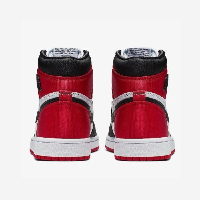 NIKE AIR JORDAN 1 RETRO HIGH SATIN BLACK TOE CD0461 016 - Image 5
