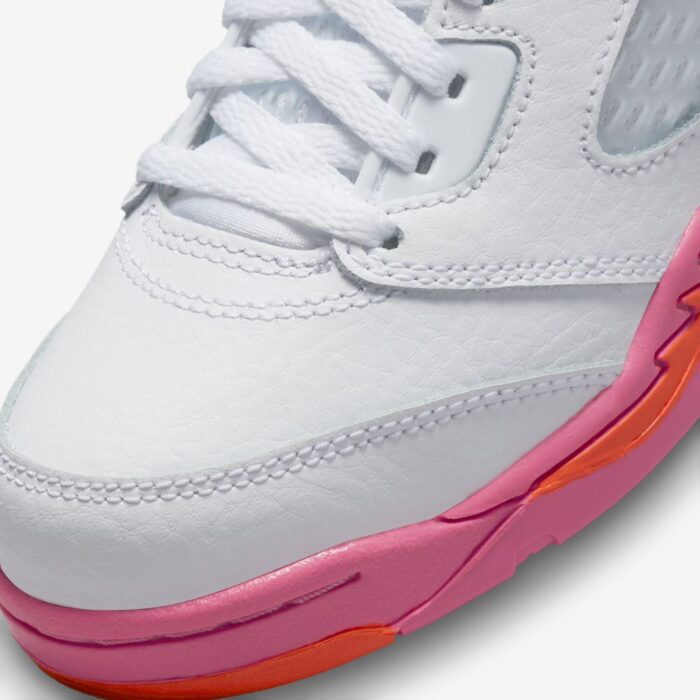 NIKE AIR JORDAN 5 RETRO PINKSICLE SAFETY ORANGE 440892 168 - Image 6