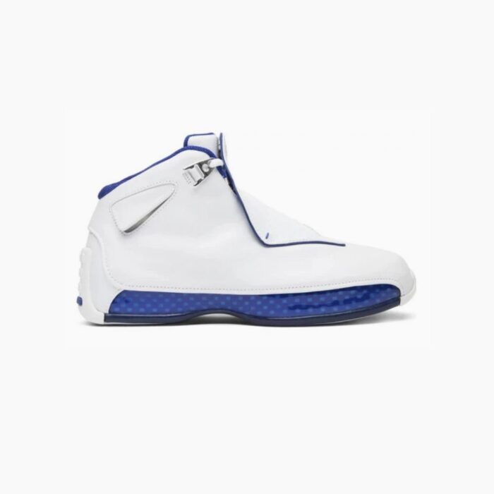 NIKE AIR JORDAN 18 OG WHITE SPORT ROYAL 305869 101 - Image 2