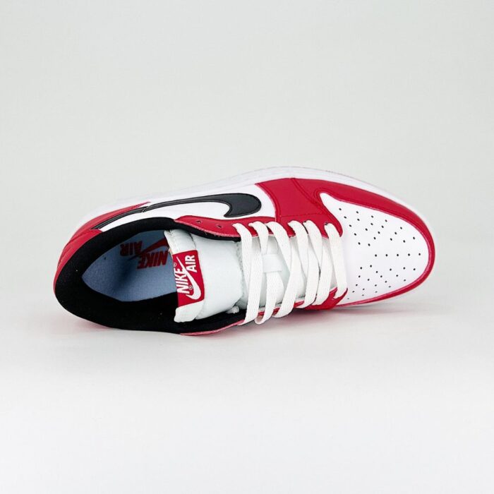 NIKE AIR JORDAN 1 LOW OG CHICAGO WHITE BLACK RED - Image 3