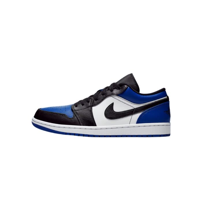 NIKE AIR JORDAN 1 LOW ROYAL TOE WHITE BLACK CQ9446 400 - Image 3