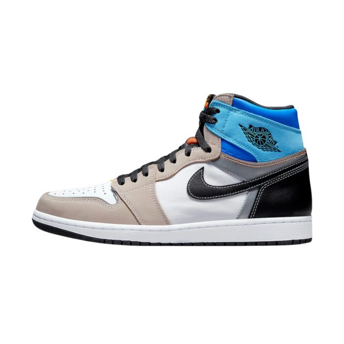 NIKE AIR JORDAN 1 RETRO HIGH OG PROTOTYPE WHITE MULTI COLOR TOTAL ORANGE DC6515 100 - Image 3