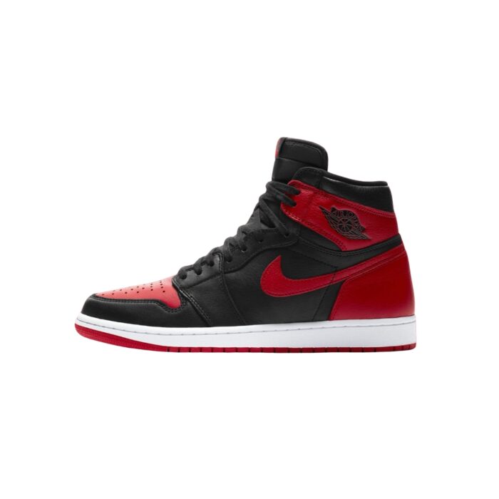 NIKE AIR JORDAN 1 RETRO HIGH HOMAGE TO HOME CHICAGO BLACK WHITE UNIVERSITY RED AR9880 023 - Image 3