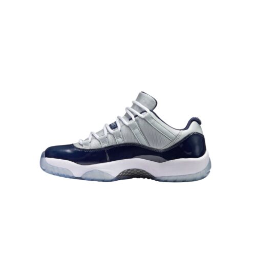 NIKE AIR JORDAN 11 RETRO LOW GEORGETOWN GREY MIST WHITE MIDNIGHT NAVY 528895 007 - Image 3