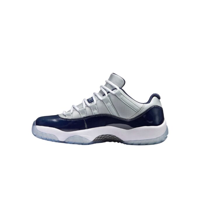 NIKE AIR JORDAN 11 RETRO LOW GEORGETOWN GREY MIST WHITE MIDNIGHT NAVY 528895 007 - Image 3