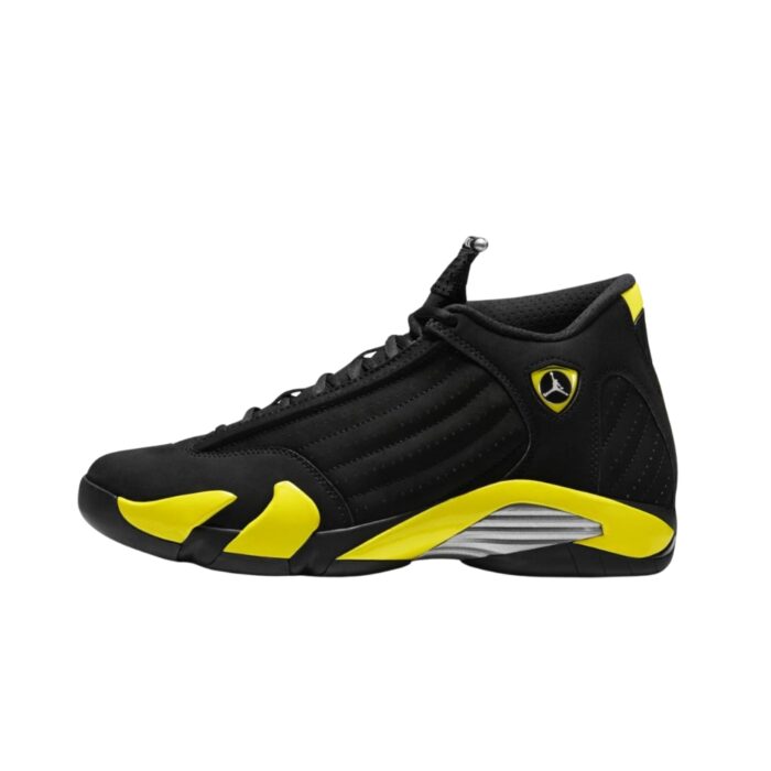 NIKE AIR JORDAN 14 RETRO THUNDER BLACK TOUR YELLOW WHITE 487471 070 - Image 3