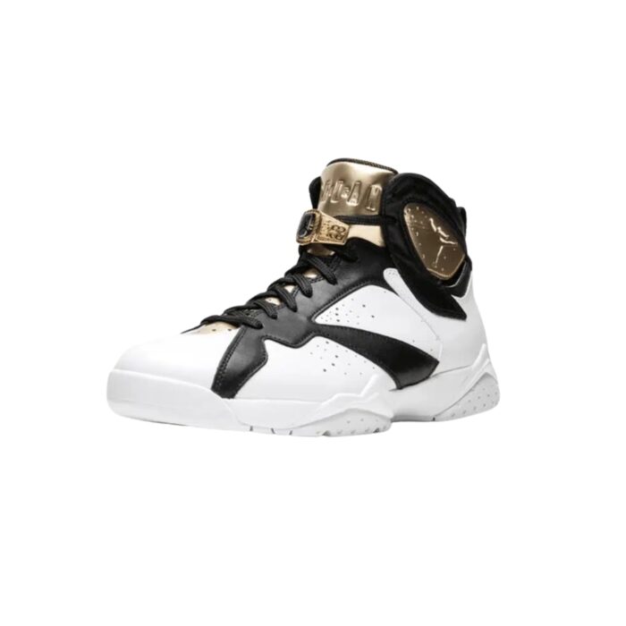 NIKE AIR JORDAN 7 RETRO CHAMPIONSHIP PACK CHAMPAGNE WHITE METALLIC GOLD BLACK 725093 140 - Image 3