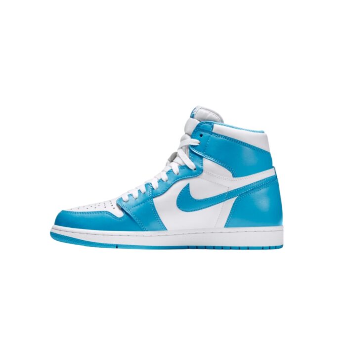 NIKE AIR JORDAN 1 RETRO UNC WHITE DK POWDER BLUE 555088 117 - Image 3