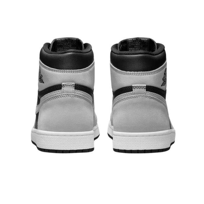 NIKE AIR JORDAN 1 RETRO HIGH OG SHADOW 2 0 BLACK WHITE LIGHT SMOKE GREY 555088 035 - Image 5