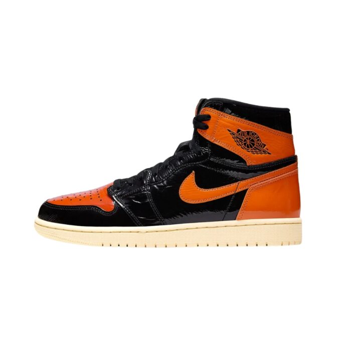 NIKE AIR JORDAN 1 RETRO HIGH OG SHATTERED BACKBOARD 3 0 BLACK PALE VANILLA STARFISH 555088 028 - Image 2