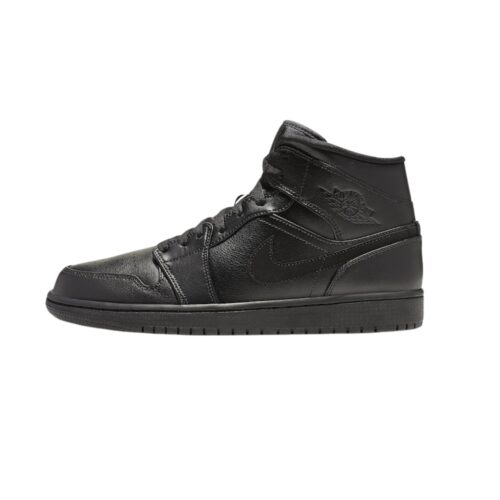 NIKE AIR JORDAN 1 MID BLACK 554724 090 - Image 2
