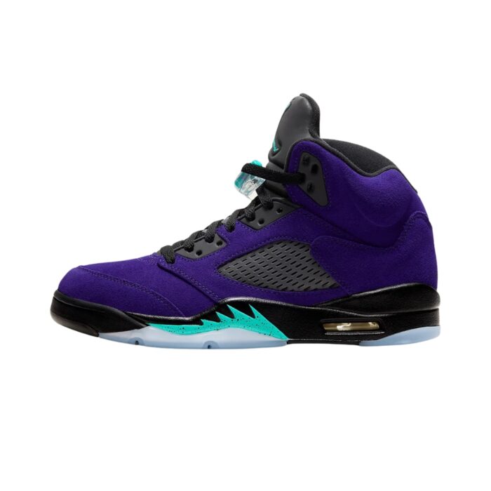 NIKE AIR JORDAN 5 ALTERNATE GRAPE ICE NEW EMERALD BLACK 136027 500 - Image 2
