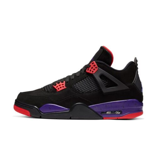 NIKE AIR JORDAN 4 RETRO RAPTORS DRAKE OVO SIGNATURE PURPLE RED BLACK AQ3816 056 - Image 3