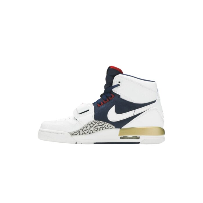 NIKE AIR JORDAN LEGACY 312 OLYMPIC WHITE RED BLUE AT4040 101 - Image 3