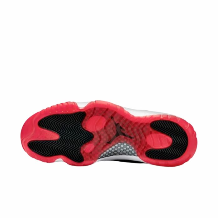 NIKE AIR JORDAN 11 RETRO LOW BRED BLACK TRUE RED WHITE 528895 012 - Image 6